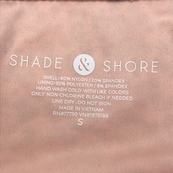 Shade And Shore Women's Size Small 4-6 High Leg Extra Cheeky Bikini Swim Bottom - Picture 5 of 8